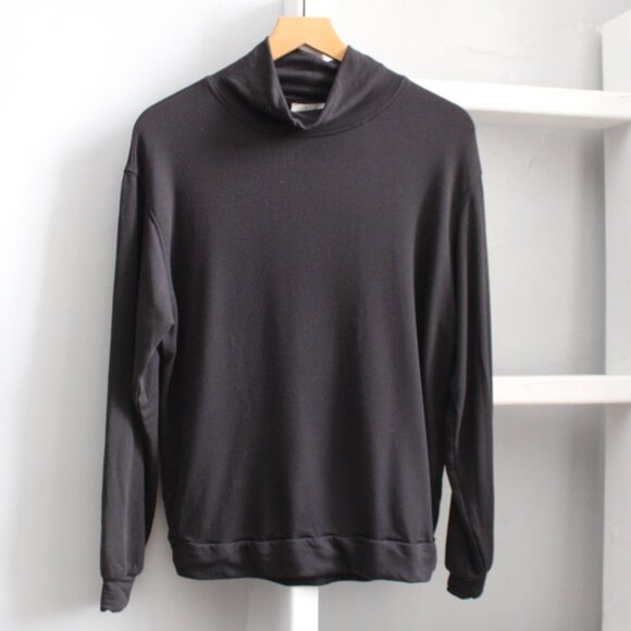 LOFT Women's Black Turtleneck Sweater Size Medium - Picture 1 of 3